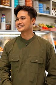 Aiman Ricky as Suban in Rambut Kafan 2024