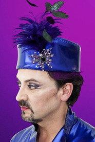 Enrique Viana as Madame Olga in Three Top Hats 2019