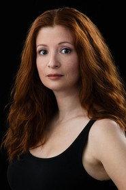 Brooke deRosa as red-haired Valentine in The Oracle 2019