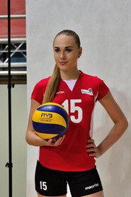 Maria Alubina as Volleyball player in The Shining Will Come Crashing Down 2019