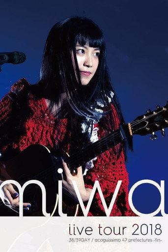 miwa acoustic live tour 2018 "acoguissimo 47 Todofuken ~ Kan ~" (2018) poster