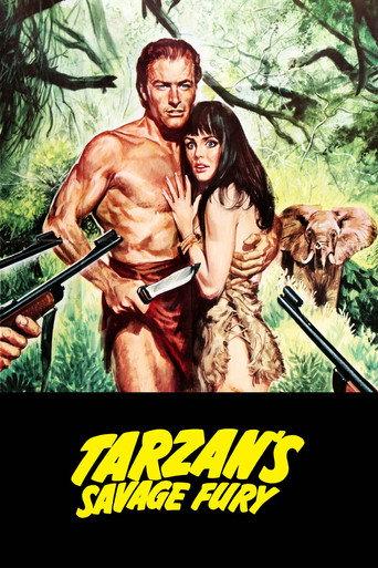 Tarzan's Savage Fury (1952) poster