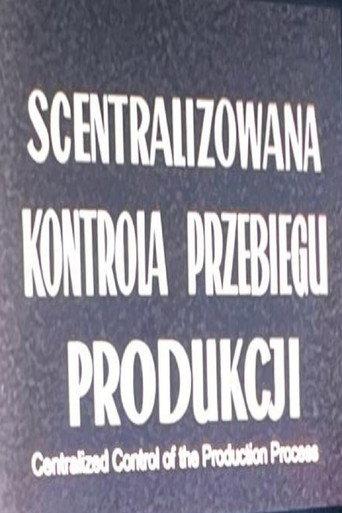 Centralized Control of Production Flow – Sugar (1951) poster