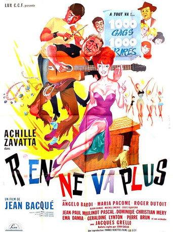 Rien ne va plus (1964) poster