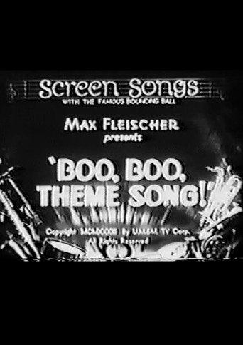 Boo, Boo, Theme Song! (1933) poster