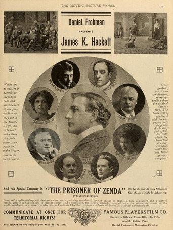 The Prisoner of Zenda (1913) poster
