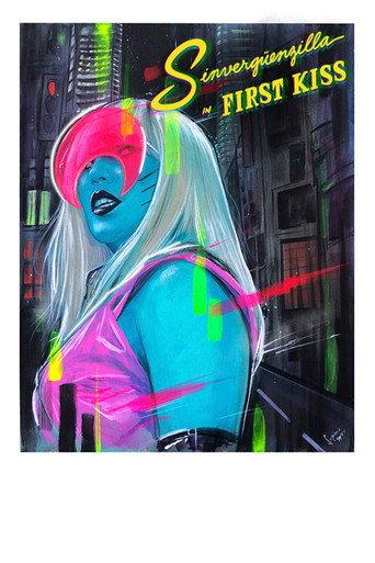 Sinvergüenzilla in "First Kiss" (2021) poster