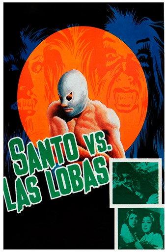 Santo vs. the She-Wolves (1976) poster