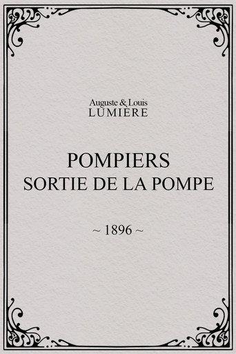 Pompiers : sortie de la pompe (1896) poster