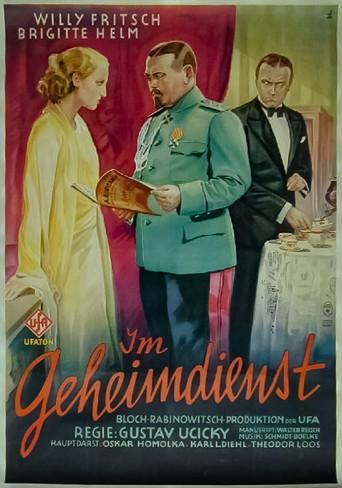 In the Employ of the Secret Service (1931) poster