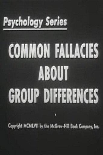 Common Fallacies About Group Differences (1957) poster