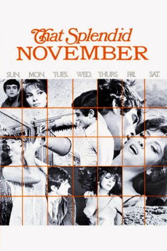 That Splendid November (1969) poster