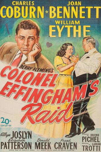 Colonel Effingham's Raid (1946) poster