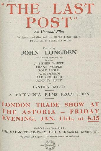 The Last Post (1929) poster
