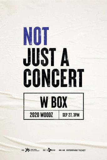 2020 WOODZ : NOT JUST A CONCERT – W BOX () poster