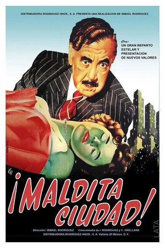 Damned City! (1954) poster