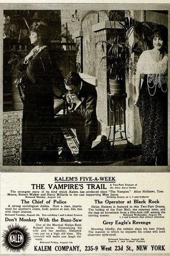 The Vampire's Trail (1914) poster