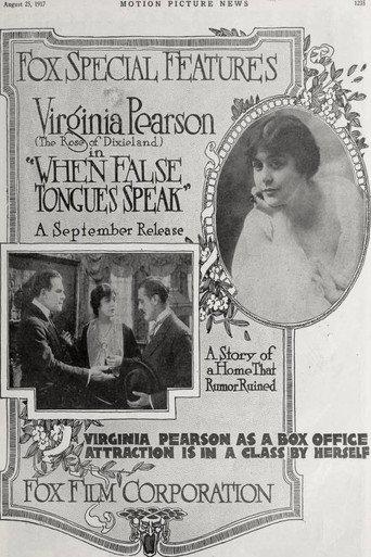 When False Tongues Speak (1917) poster