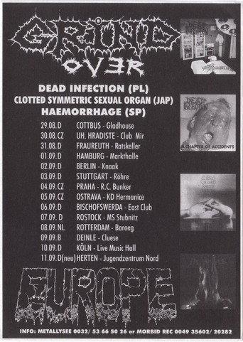 Grind Over Europe (1996) poster