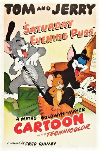 Saturday Evening Puss (1950) poster