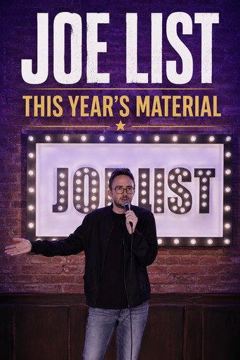 Joe List: This Year's Material (2022) poster