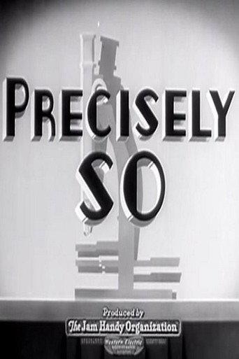 Precisely So (1937) poster