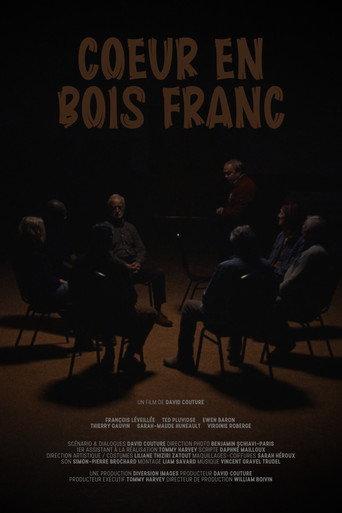 Coeur en bois franc () poster