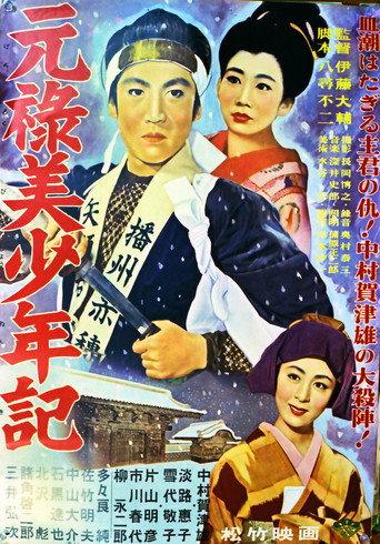 元祿美少年記 (1955) poster
