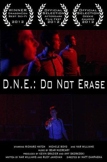 D.N.E.: Do Not Erase (2012) poster