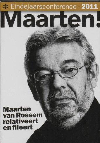 Maarten van Rossem: Eindejaarsconference 2011 (2011) poster