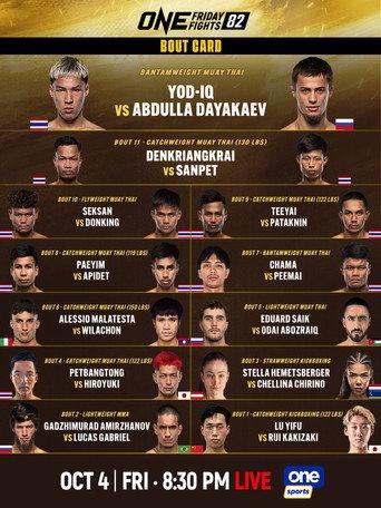 ONE Friday Fights 82: Yod-IQ vs. Dayakaev (2024) poster