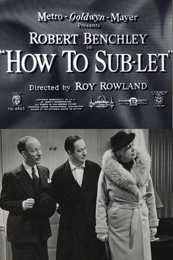 How to Sub-Let (1939) poster