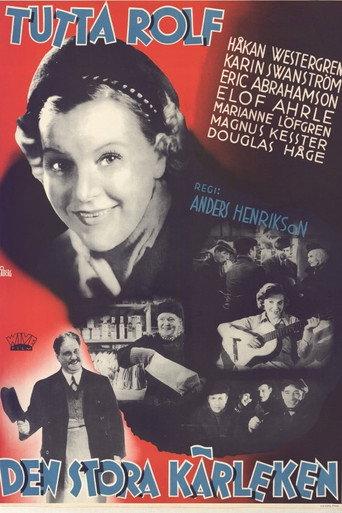 Den stora kärleken (1938) poster