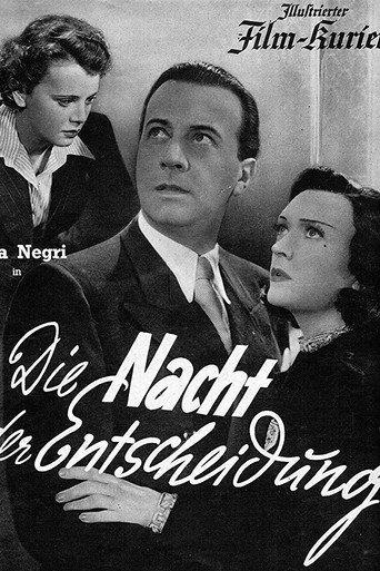 Die Nacht der Entscheidung (1938) poster