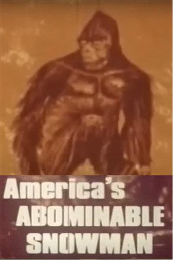 Bigfoot: America's Abominable Snowman (1968) poster