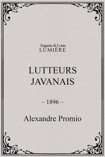 Lutteurs javanais (1896) poster
