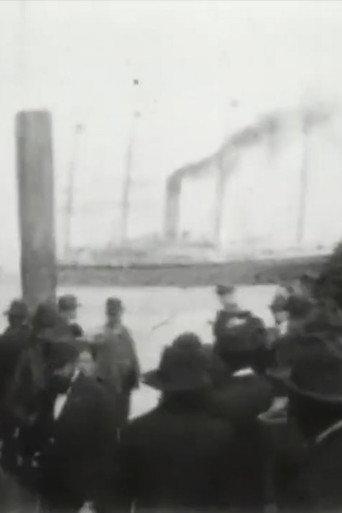 S.S. 'Coptic' in the Harbor (1897) poster