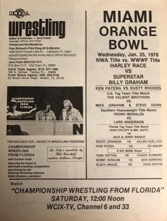 The Super Bowl of Wrestling (1978) poster