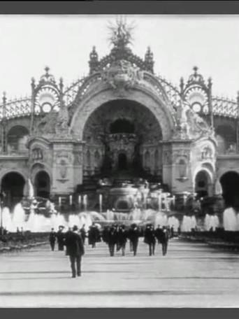 Le château d'eau vu de la tour Eiffel (1900) poster