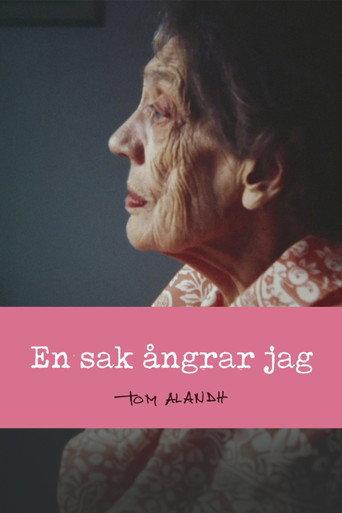 En sak ångrar jag (1981) poster
