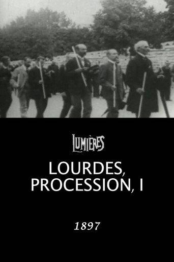 Lourdes, procession, I (1897) poster