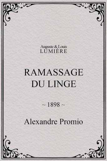 Ramassage du linge (1898) poster