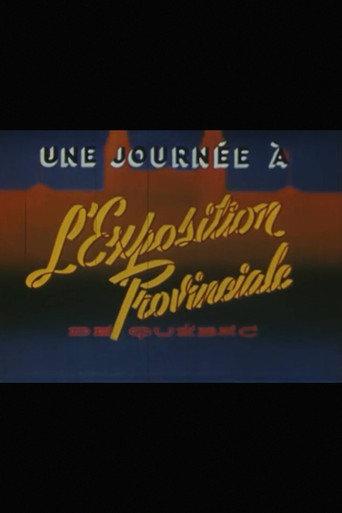 Une journée à l’Exposition provinciale de Québec (1942) poster
