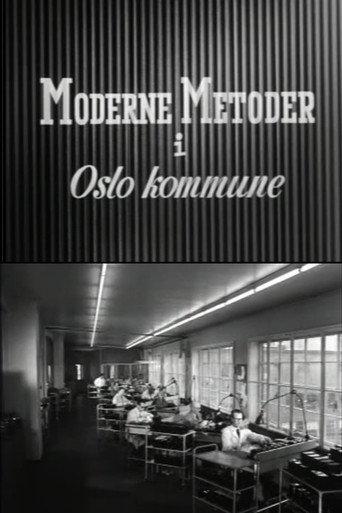 Oslofilm: Moderne metoder i Oslo kommune (1958) poster