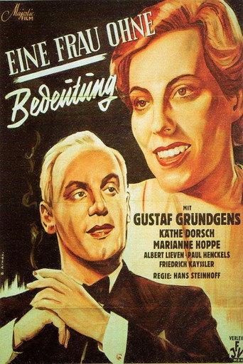 A Woman of No Importance (1936) poster