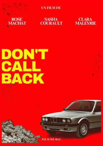 DON'T CALL BACK () poster