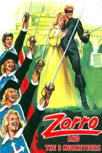Zorro and the Three Musketeers (1963) poster