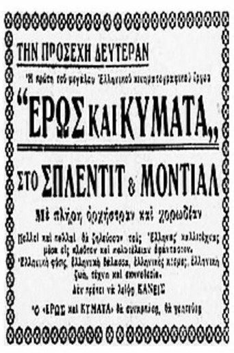 Έρως και κύματα (1928) poster
