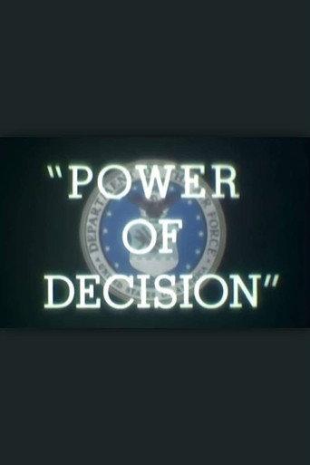 Power of Decision (1958) poster