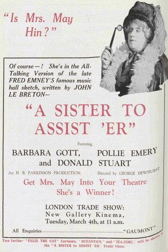 A Sister to Assist 'Er (1930) poster